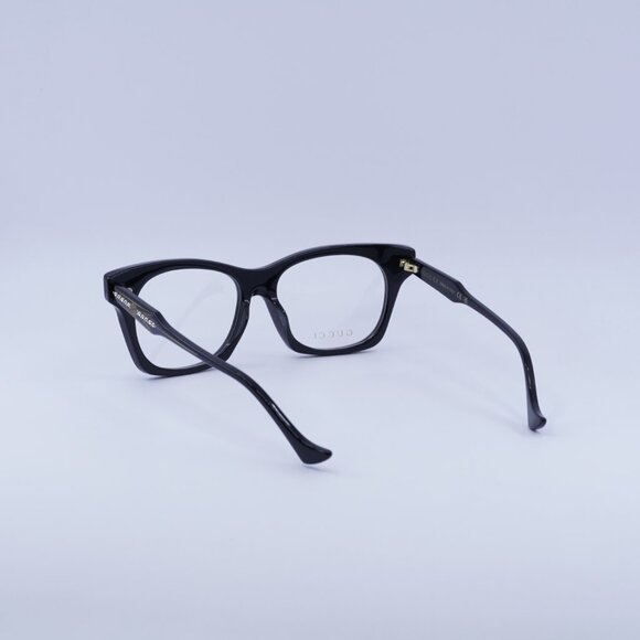 Gucci GG1299O 001 Eyeglasses Black 55mm Square Frame - Picture 6 of 11